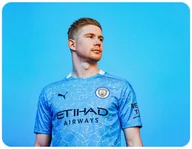 Podkładki pod mysz - PODKŁADKA POD MYSZKĘ KEVIN DE BRUYNE Z IMIENIEM 23x19CM DO LAPTOPA - miniaturka - grafika 1