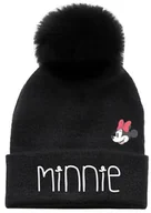 Czapki damskie - Myszka Minnie Czapka Dziecięca z Pomponem r. 54 - miniaturka - grafika 1