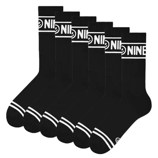 Zooksy, 6-pak długich skarpetek ribbowanych, czarne, 36/40 - Skarpetki męskie - miniaturka - grafika 1