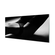 Tablice i flipcharty - Panel ze szkła hartowanego  Kobieta brzuch 120x60 - miniaturka - grafika 1