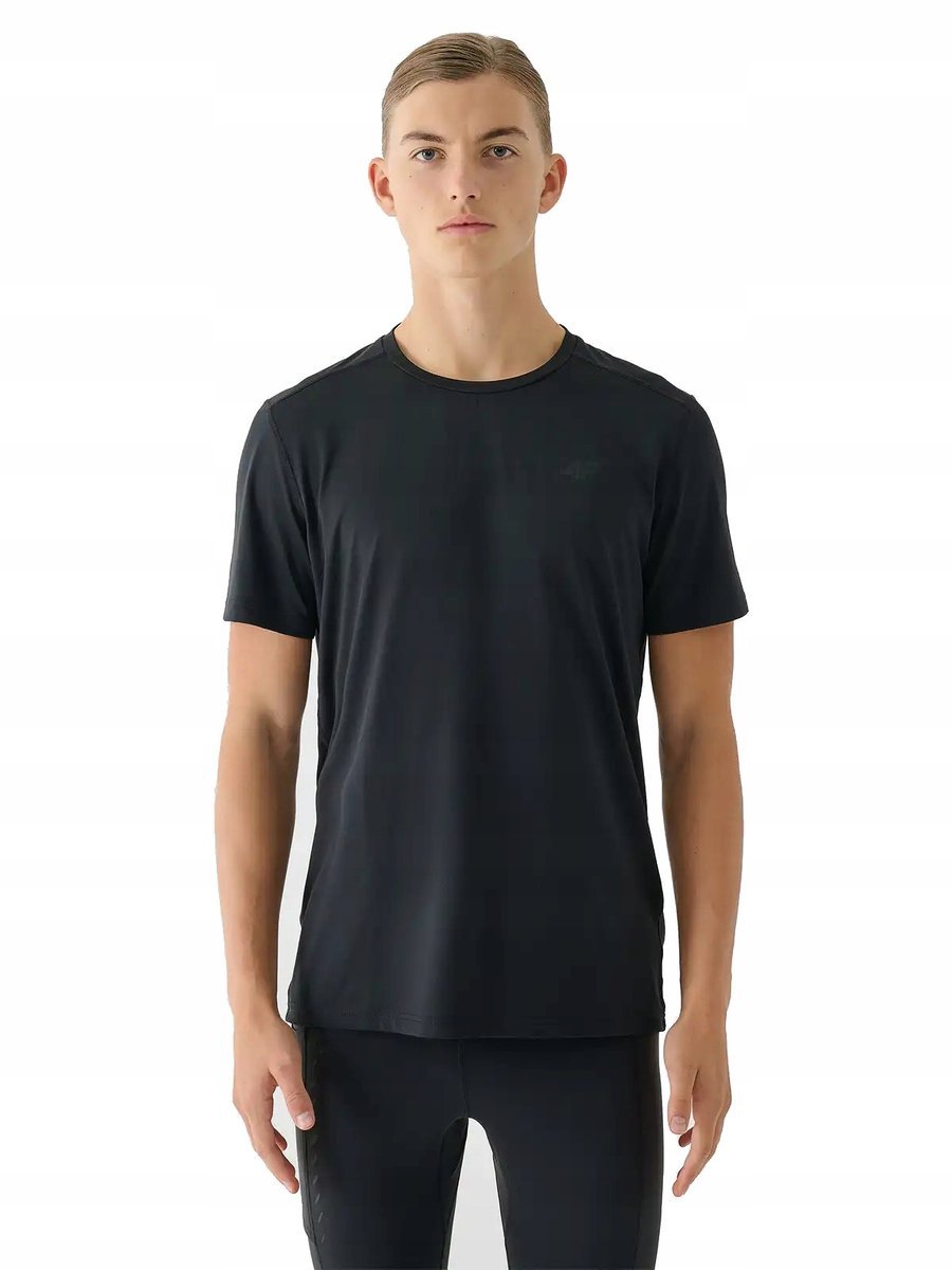 Męska koszulka treningowa 4F FTSM1343 20S czarny M