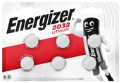 Baterie i akcesoria - Energizer 6x Bateria CR2032 DL2032 Lithium 3V - miniaturka - grafika 1