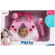 Instrumenty muzyczne dla dzieci - Zestaw Karaoke Torba Z Księżniczkami Mikrofon Sterowanie Głosem - miniaturka - grafika 1