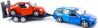 Samochody i pojazdy dla dzieci - Autko Resorak 3W1 Volvo Xc90 Volkswagen Beetle Laweta Samochodowa Auta 1:34 - miniaturka - grafika 1