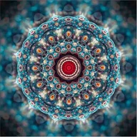 Malowanie po numerach - Norimpex, Mozaika z diamencikami Mandala 7D Koło 1006562, 30x30 cm - miniaturka - grafika 1