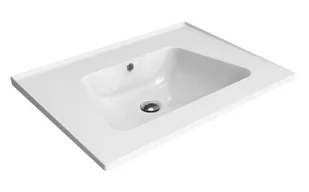 Flaminia Bloom Umywalka wisząca lub meblowa 72x51,5 cm biały połysk BM70L - Umywalki - miniaturka - grafika 1