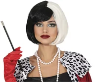 Dodatki do strojów karnawałowych - Peruka party "Cruella Demon" - miniaturka - grafika 1