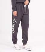 Spodnie damskie - Hurley Spodnie damskie W Billie Script PRF FLC Jogger szary szary XS 3HCZ8877 - miniaturka - grafika 1