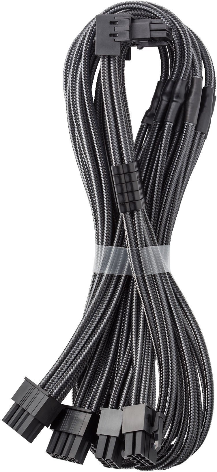 CableMod C-Series Pro Anschlusskabel - Variante B, 90, 16-Pin zu 4x 8-Pin PCIe, carbon