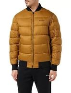 Kurtki męskie - Champion Legacy Outdoor-Bomber Kurtka Mężczyźni, Marrone Chiaro/Nero, S - miniaturka - grafika 1