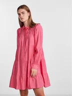 Sukienki - YAS Sukienka koszulowa Pala 26030720 Różowy Loose Fit - miniaturka - grafika 1
