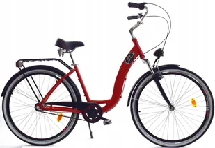 Rower Dallas City Alu 28" 3spd GE - czerwony - Rowery - miniaturka - grafika 1