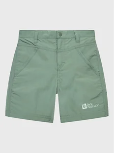 Jack Wolfskin Szorty materiałowe Sun 1605614 M Zielony Regular Fit - Spodenki damskie - miniaturka - grafika 1