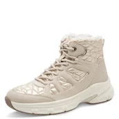 Śniegowce damskie - Tamaris Damskie buty WL Lace Boot 1-26280-45 śniegowce, kość słoniowa/złota, 41 EU, Ivory Gold, 41 EU - miniaturka - grafika 1