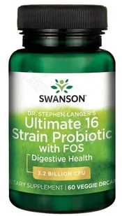 SWANSON Ultimate 16 strain probiotics 60kaps Probiotyk - suplement diety - Układ pokarmowy - miniaturka - grafika 1