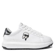 Sneakersy męskie - Sneakersy KARL LAGERFELD KL57530 Biały - miniaturka - grafika 1