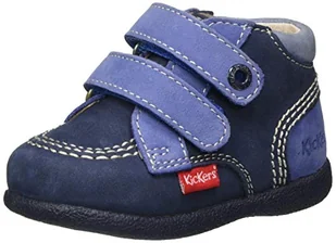 Kickers Chłopięce botki Babyscratch, granatowy Tricolor, 18 EU - Botki damskie - miniaturka - grafika 1