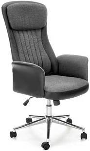 Fotel biurowy, krzesło biurowe Halmar Wygodny fotel do biurka ARGENTO - grafitowy - Fotele i krzesła biurowe - miniaturka - grafika 1