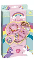 Półfabrykaty do biżuterii - Zestaw do stworzenia bransoletek, Unicorn Rainbow - miniaturka - grafika 1