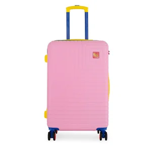 Walizka średnia Semi Line T5941-2 Różowy - Walizki - miniaturka - grafika 1