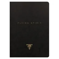 Zeszyty szkolne - Zeszyt Clairefontaine Flying Spirit A5, linie, czarny - miniaturka - grafika 1