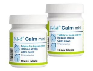 Dolvit Calm mini 2x40tab - Suplementy i witaminy dla psów - miniaturka - grafika 1