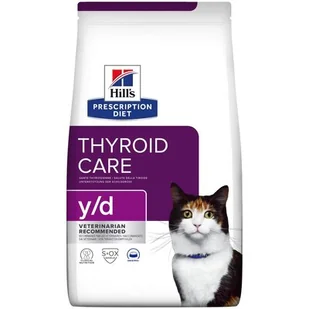 Hills Prescription Diet Y/D Feline Thyroid Care 1,5 kg - Sucha karma dla kotów - miniaturka - grafika 2