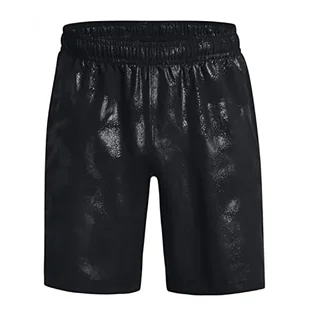Under Armour Męskie szorty Ua Woven Emboss Short, czarne, 1377137-001, LG - Spodenki damskie - miniaturka - grafika 1