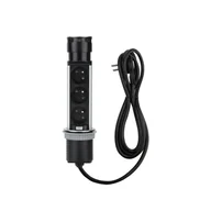 Przedłużacze i rozgałęźniki - Wasserman LEXMAN wpuszczane 3x2P 2xUSB 1.5 m LEXMAN - miniaturka - grafika 1