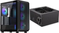 Obudowy komputerowe - Obudowa Endorfy Arx 500 ARGB EY2A011 + Zasilacz Endorfy Supremo FM5 Gold 850W EY7A009 - miniaturka - grafika 1