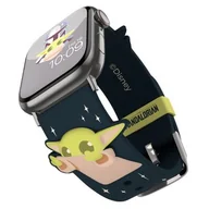 Akcesoria do smartwatchy - Pasek MOBY FOX Star Wars The Mandalorian Grogu Using The Force 3D do Apple Watch 2/3/4/5/6/7/8/9/SE/SE 2022/Ultra/Ultra 2 (38/40/41/42/44/45/49mm) Czarny - miniaturka - grafika 1