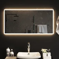 Lustra - vidaXL Lustro łazienkowe z LED, 50x100 cm - miniaturka - grafika 1