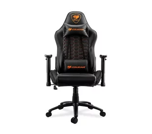 Cougar Outrider Black - gamingowy - skóra ECO - do 120kg - Kup na Raty - - Biurka gamingowe - miniaturka - grafika 1