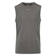 Koszulki męskie - Męska koszulka bez rękawów CRAFT ADV ESSENCE SL TEE 2 M 1914794-985000 – Szary - miniaturka - grafika 1