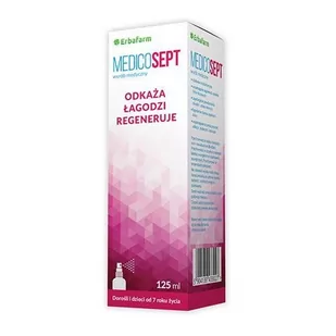 ERBAFARM Medicosept spray do stosowania na skórę 125 ml - Dezynfekcja - miniaturka - grafika 1