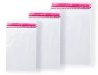 Długopisy - WORECZKI TOREBKI CELOFANOWE Z KLEJEM 15X20+5 CM 100SZT - miniaturka - grafika 1