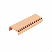 Zawiasy, okucia i inne akcesoria - Uchwyt meblowy krawędziowy Lip 120 Miedziany Polerowany Lakierowany - miniaturka - grafika 1