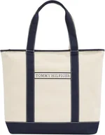 Torebki damskie - TOMMY HILFIGER Damska torba na płótnie TH Summer AW0AW17421, niebieska (Space Blue), OS, Niebieski kosmiczny niebieski, One Size - miniaturka - grafika 1