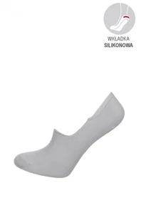 Stopki bawełniane damskie szare Footies 03, Kolor szary, Rozmiar 36-38, Fiore - Primodo.com - Skarpetki damskie - miniaturka - grafika 1