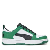Buty dla chłopców - Sneakersy Puma REBOUND LAYUP LO SL JR 37049024 Zielony - miniaturka - grafika 1