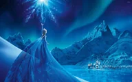 Puzzle - PUZZLE Kraina Lodu Elsa Frozen + IMIĘ Pudełko 120 el. - miniaturka - grafika 1