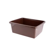 Inne artykuły do sprzątania - Altom MISKA PROSTOKĄTNA 33,7X26,8CM 8L BRĄZ 5902443992407 - miniaturka - grafika 1