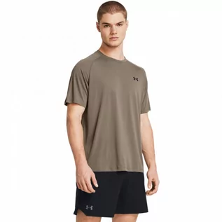 Koszulki sportowe męskie - Męska koszulka treningowa Under Armour Tech 2.0 SS Tee - brązowa - UNDER ARMOUR - grafika 1