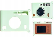 Torby fotograficzne i futerały - Futerał Etui Pokrowiec Case Silikon Fuji Fujifilm Instax Mini Evo / Zielony - miniaturka - grafika 1