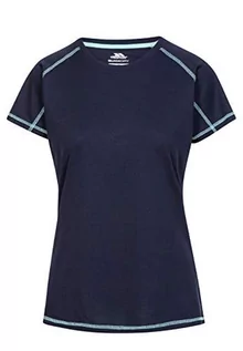 Koszulki i topy damskie - Trespass Trespass Viktoria damskie szybkoschnące T-shit niebieski grantowy X-S FATOTSO10007_NA1XS - grafika 1
