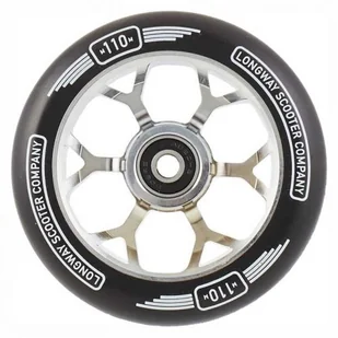 Longway Longway Precinct 110mm kółko do hulajnogi wyczynowej Chrome 50302 - Akcesoria do skatingu - miniaturka - grafika 1