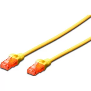 Digitus Kabel patch cord UTP, CAT.6, żółty, 1,0m, 15 LGW DK-1612-010/Y - Patchcordy - miniaturka - grafika 2