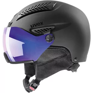 Uvex Hlmt 600 Visor Vario Ski Helmet Black Mat 55-57 cm 19/20 - Kaski narciarskie - miniaturka - grafika 1