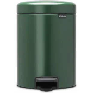 Brabantia Kosz na śmieci kuchenny pedałowy 5L NewIcon zielony Pink 304026 304026 - Kosze na śmieci - miniaturka - grafika 1