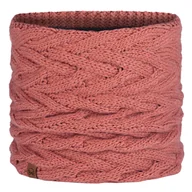 Czapki i chusty sportowe damskie - Komin na szyję Buff Knitted&Fleece Neckwarmer Caryn - crimson - miniaturka - grafika 1